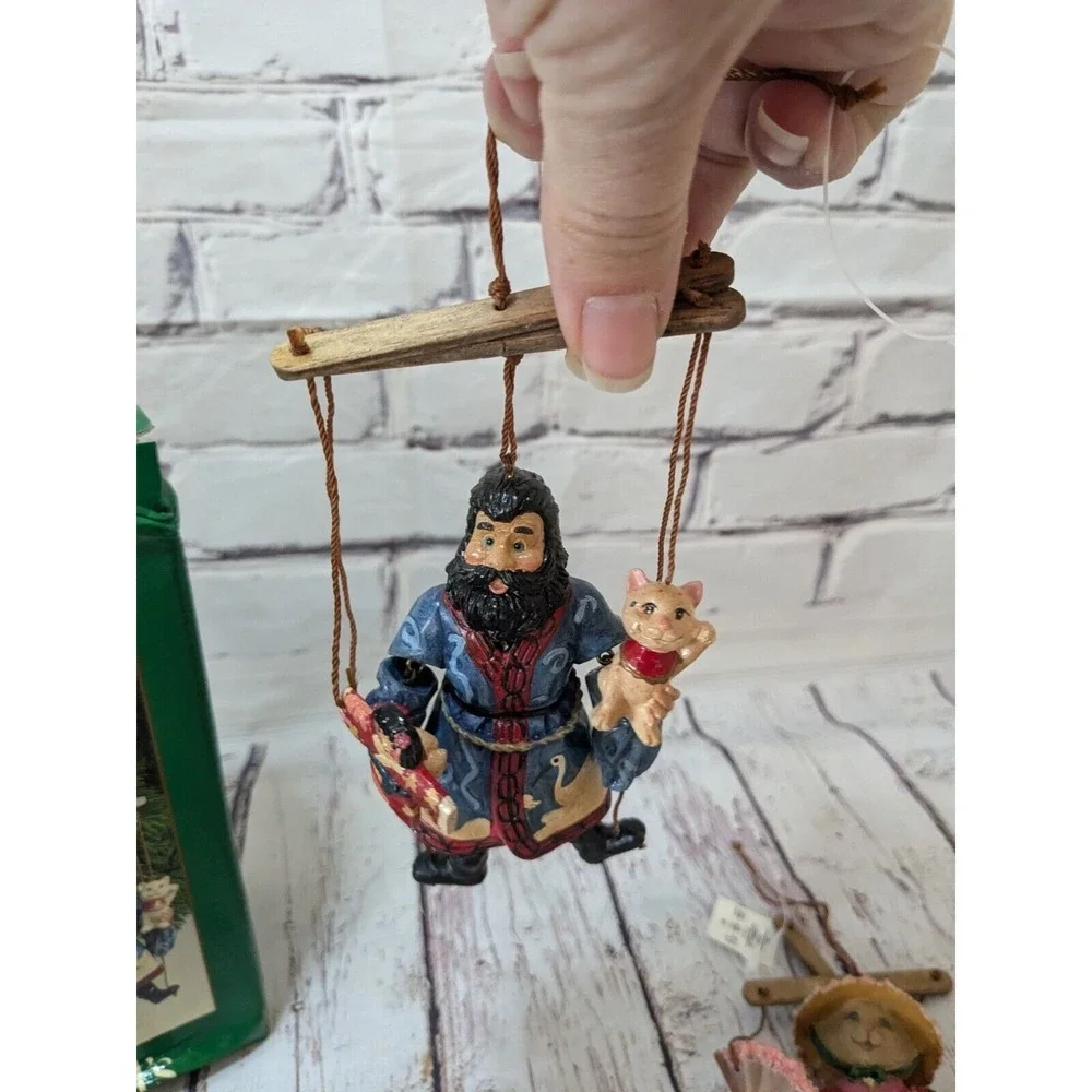 Dillards‎ Trimmings Puppet Ornaments - Set of 2 Marionette Puppets